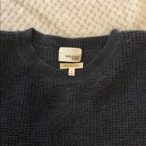 Aritzia charcoal wool sweater